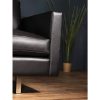 Sofa diseño cuero negro