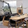 Spin designer dining chair in oak 2