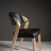 Contemporary design dining chair in oak 7