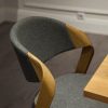 Contemporary design dining chair in oak 5