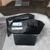 Mesa de centro Chimera en vidrio martillado de lujo diseño italiano 8