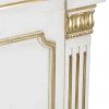 Detalle tablero cómoda estilo clásico Luis XVI | Louis XVI blanca y dorada reproducción gama alta