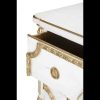 Cajón cómoda estilo clásico Louis XVI blanca y oro