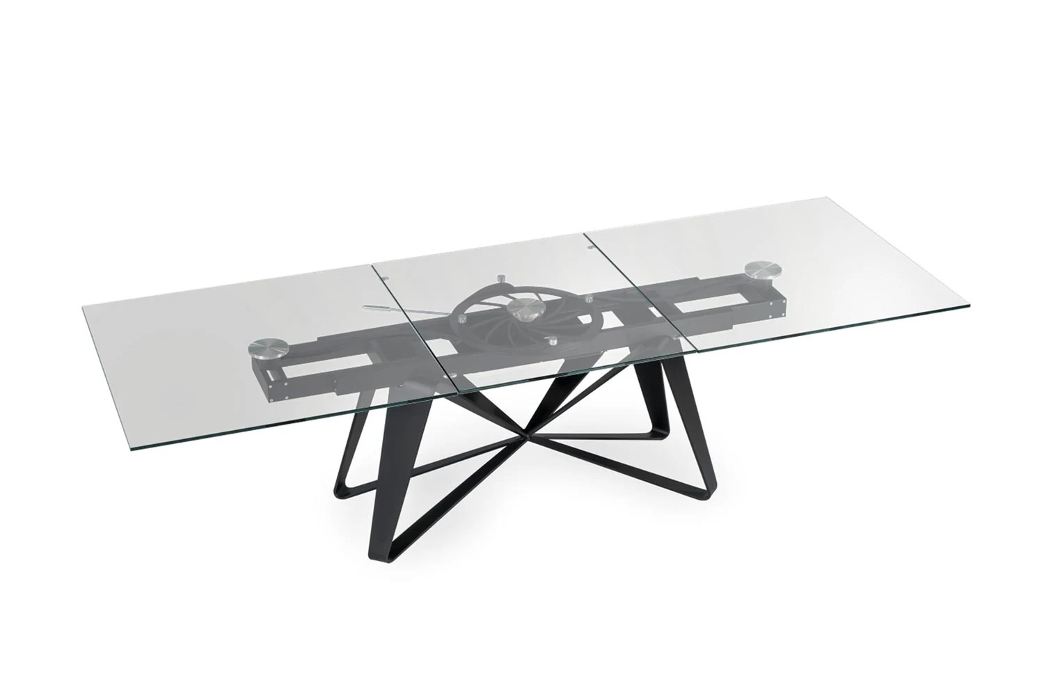 Mesa de comedor Flocon de NAOS con materiales refinados para comedores de alta gama