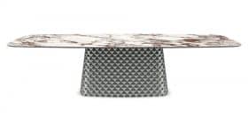 High-end ceramic dining table glass base