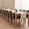 Mesa de desplegable más de 500 cm | Mesa extensible para 20 plazas, comensales 12