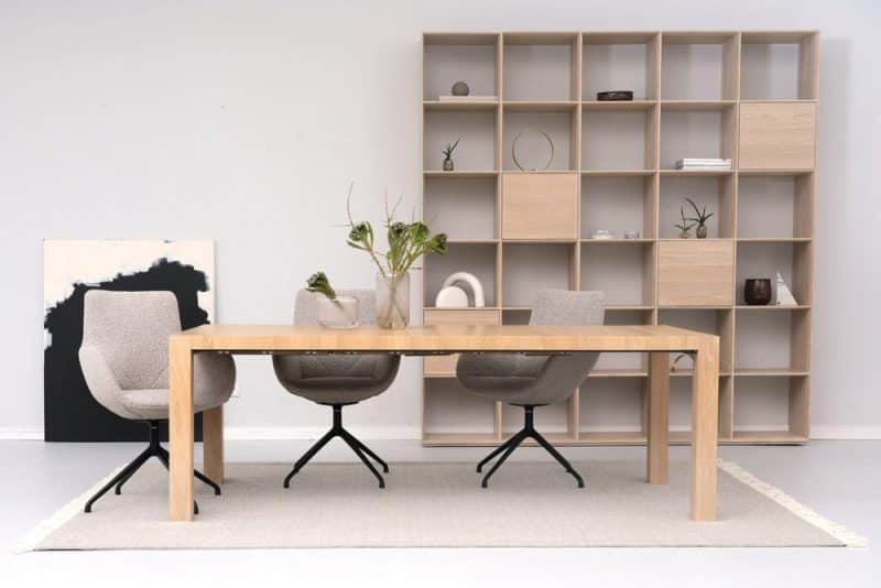 Mesa de diseño en madera maciza Avigo R15 de RODAM (2)