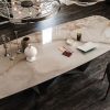 Mesa de comedor de cerámica de alta gama y diseño moderno