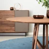 RODAM R23 (6) Mesa redonda de madera maciza de diseño alemán