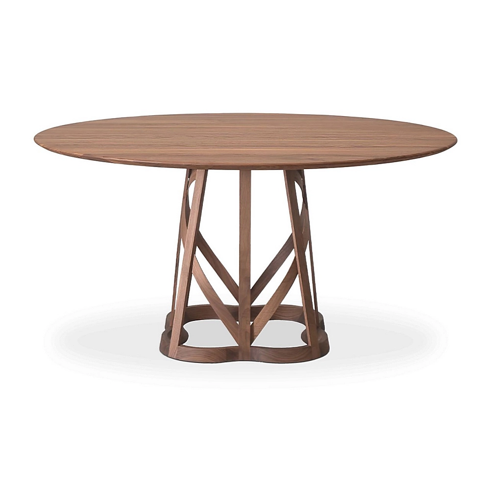 RODAM R23 (7) Mesa redonda de madera maciza de diseño alemán