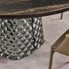 Mesa redonda cerámica premium de Lorenzo Remedi