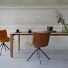 Mesa de comedor extensible de madera maciza de roble 300 cm 400 cm 500 cm (2)