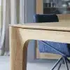 Mesa de comedor extensible de madera maciza 300 cm 400 cm 500 cm (1)