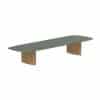 Mesa de comedor exterior en teca y cristal 300 400 500 cm REGALIZ Royal Botania (8)
