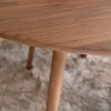 Mesa redonda de madera maciza, diseño alemán de lujo (3)