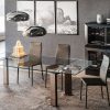 glass luxury rectangular table