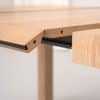 Mesa de comedor de madera maciza de roble Achilles 002